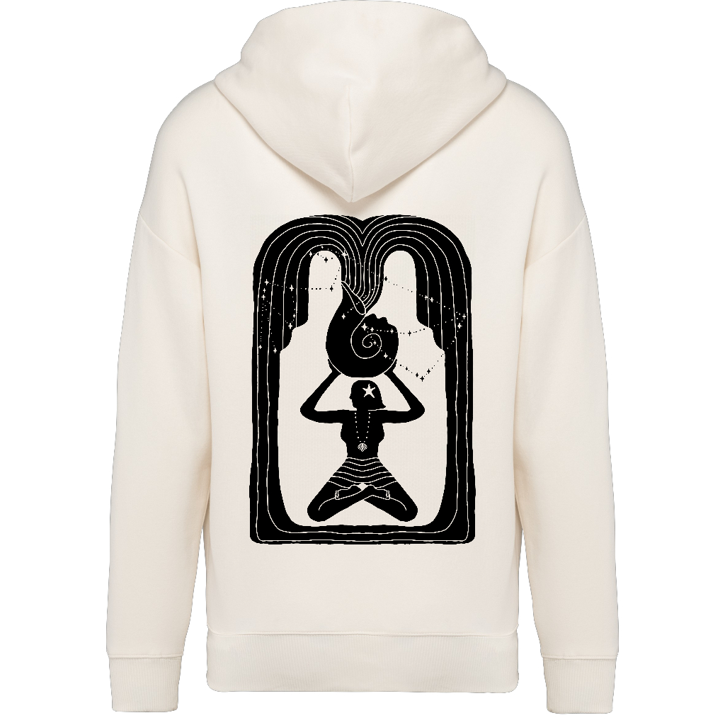 UNISEX HOODIE BW AQUARIUS