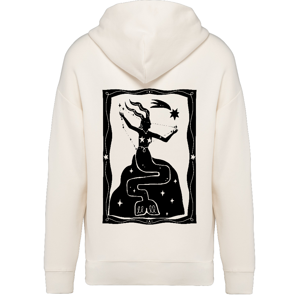 UNISEX HOODIE BW CAPRICORN