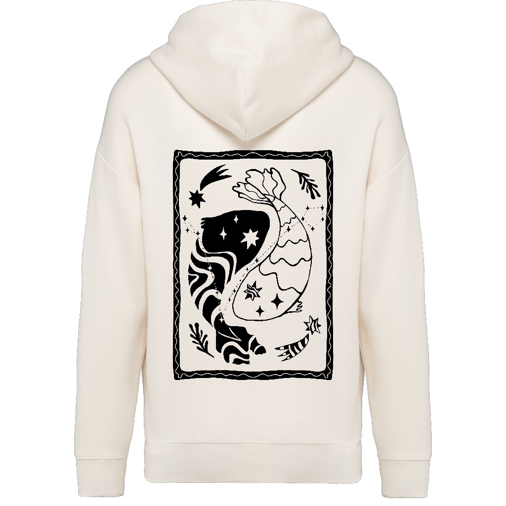 UNISEX HOODIE BW PISCES
