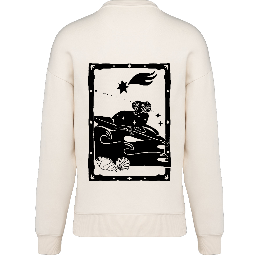 UNISEX SWEATSHIRT BW ARIES