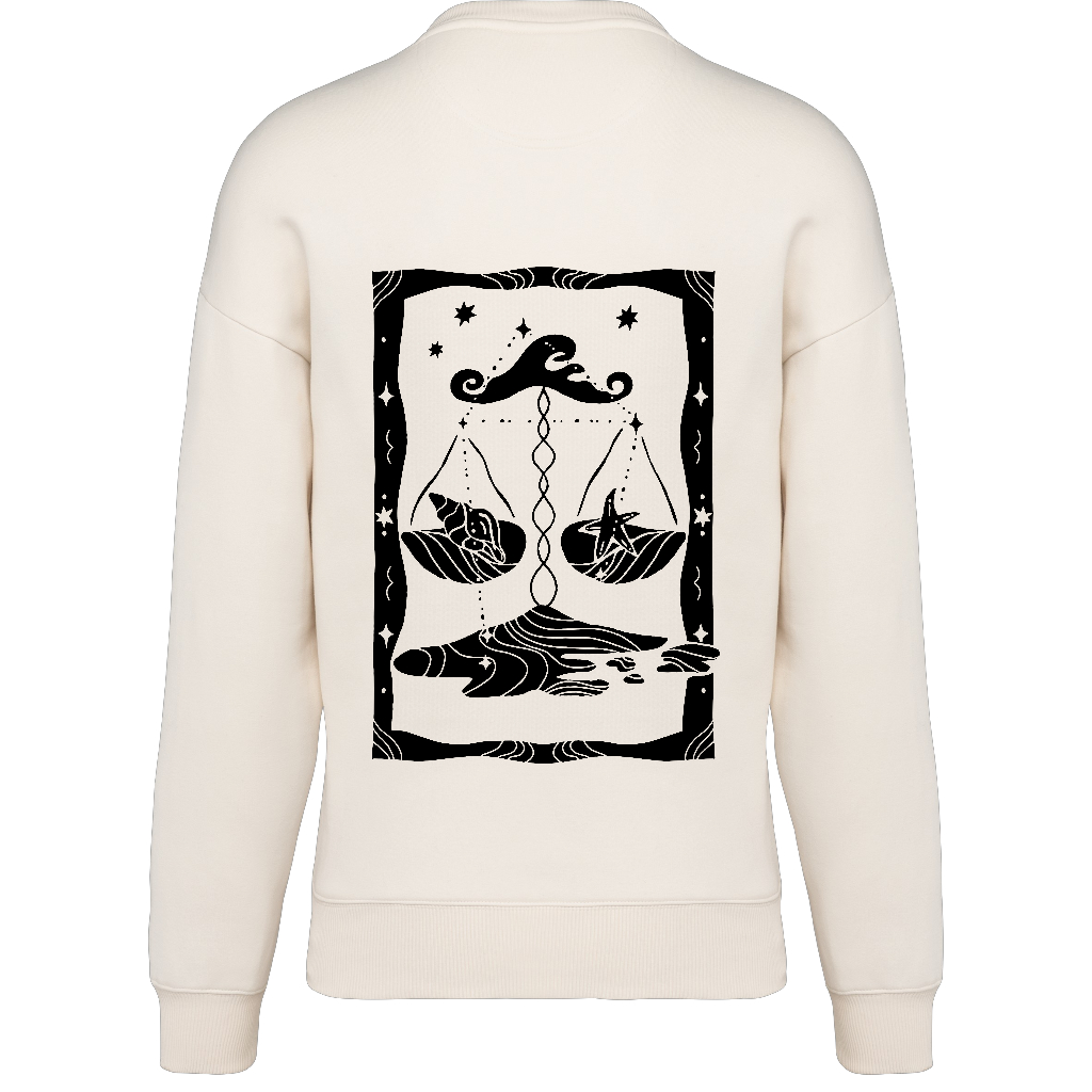UNISEX SWEATSHIRT BW LIBRA