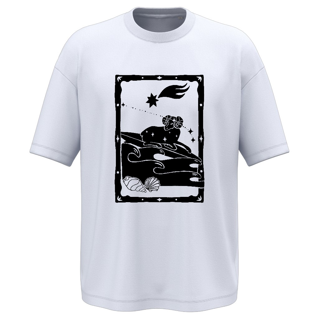 UNISEX TSHIRT BW ARIES