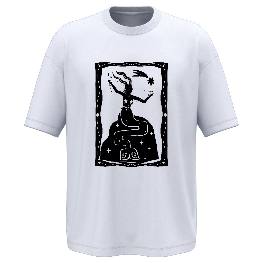 UNISEX TSHIRT BW CAPRICORN