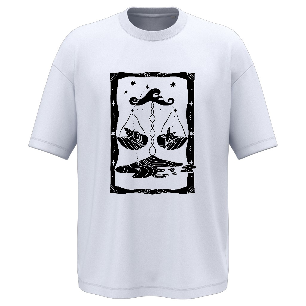 UNISEX TSHIRT BW LIBRA
