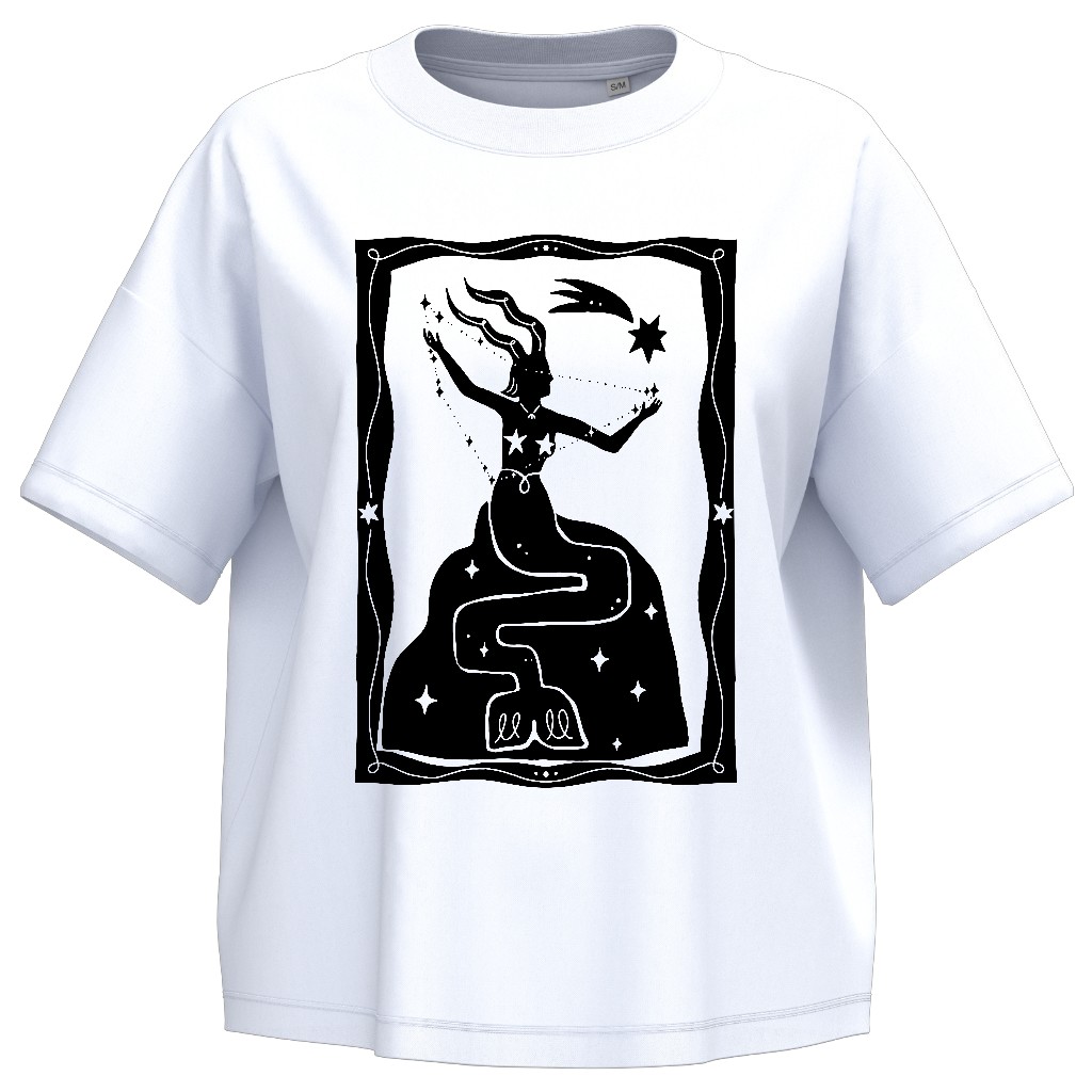 WOMAN TSHIRT BW CAPRICORN