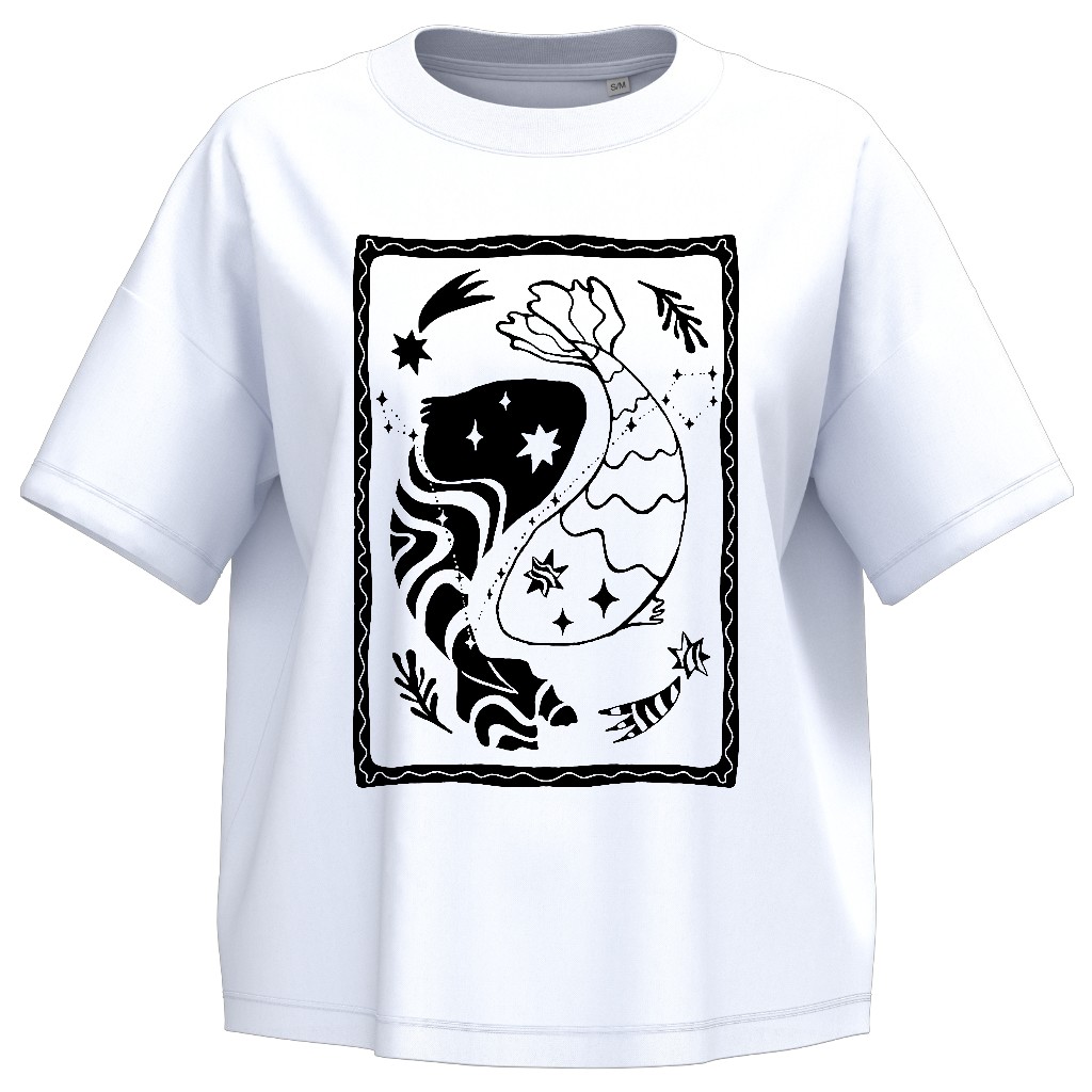 WOMAN TSHIRT BW PISCES